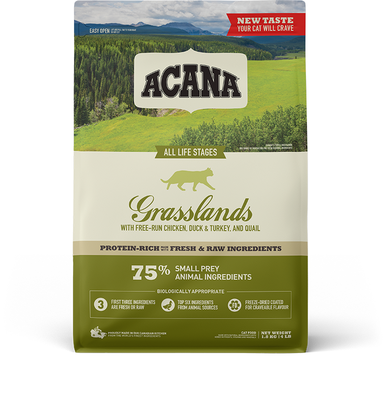 Acana Highest Protein Cat Food - Grasslands Recipe
