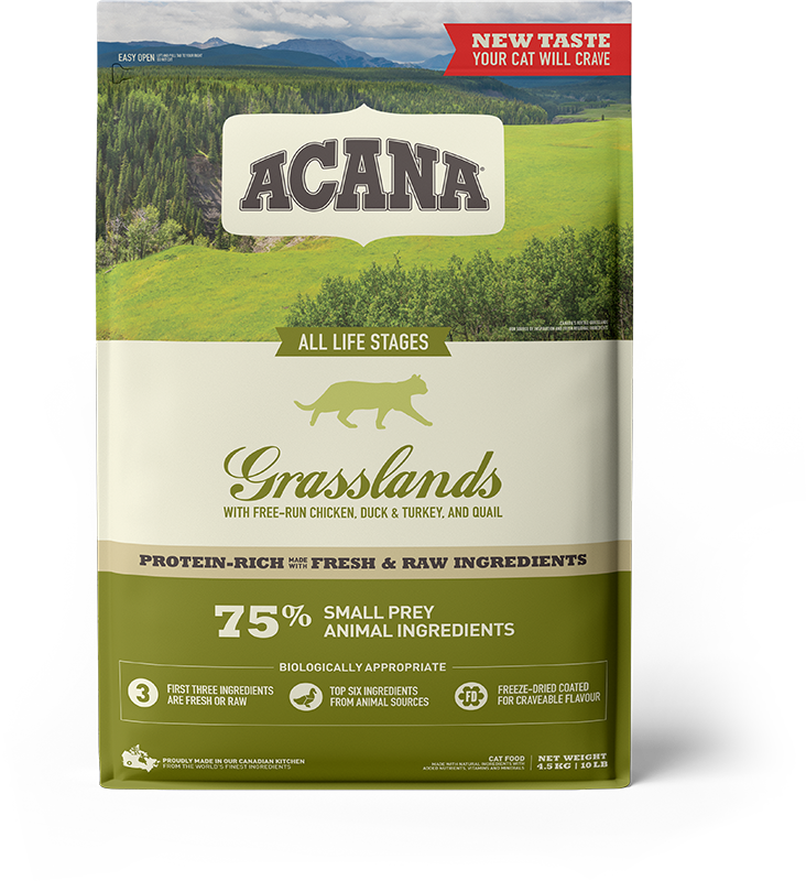 Acana Highest Protein Cat Food - Grasslands Recipe