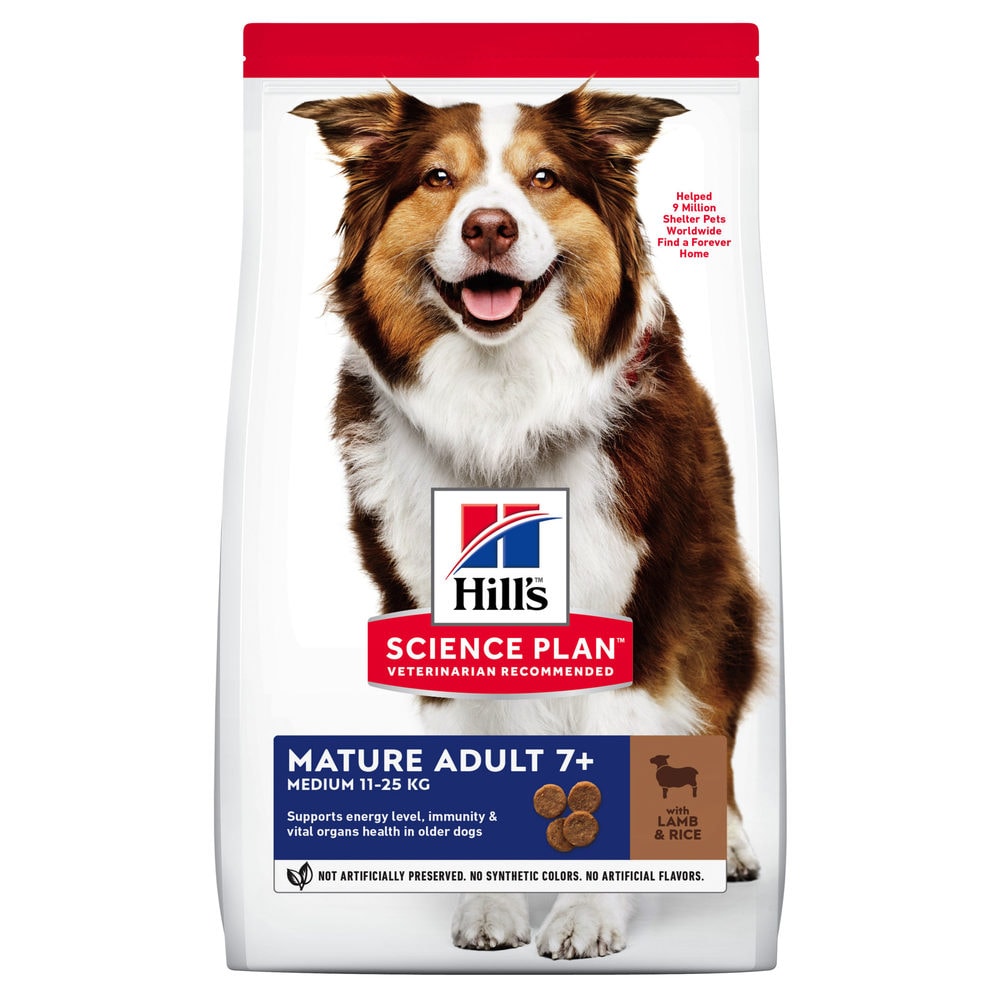 Hill's Science Plan Mature Adult - Medium Mature Adult 7+ Senior Dog Food With Lamb