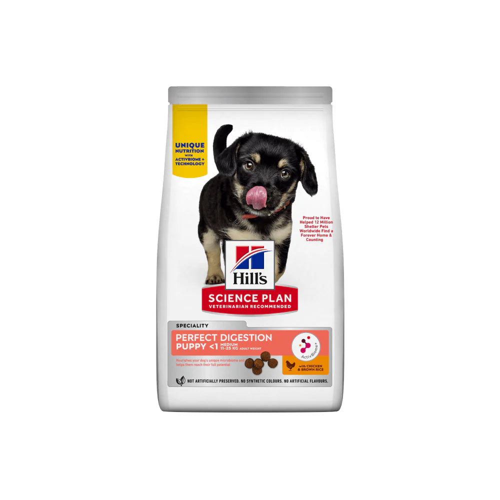 Hill's Science Plan Puppy - Perfect Digestion Medium Puppy Dog Food With Chicken