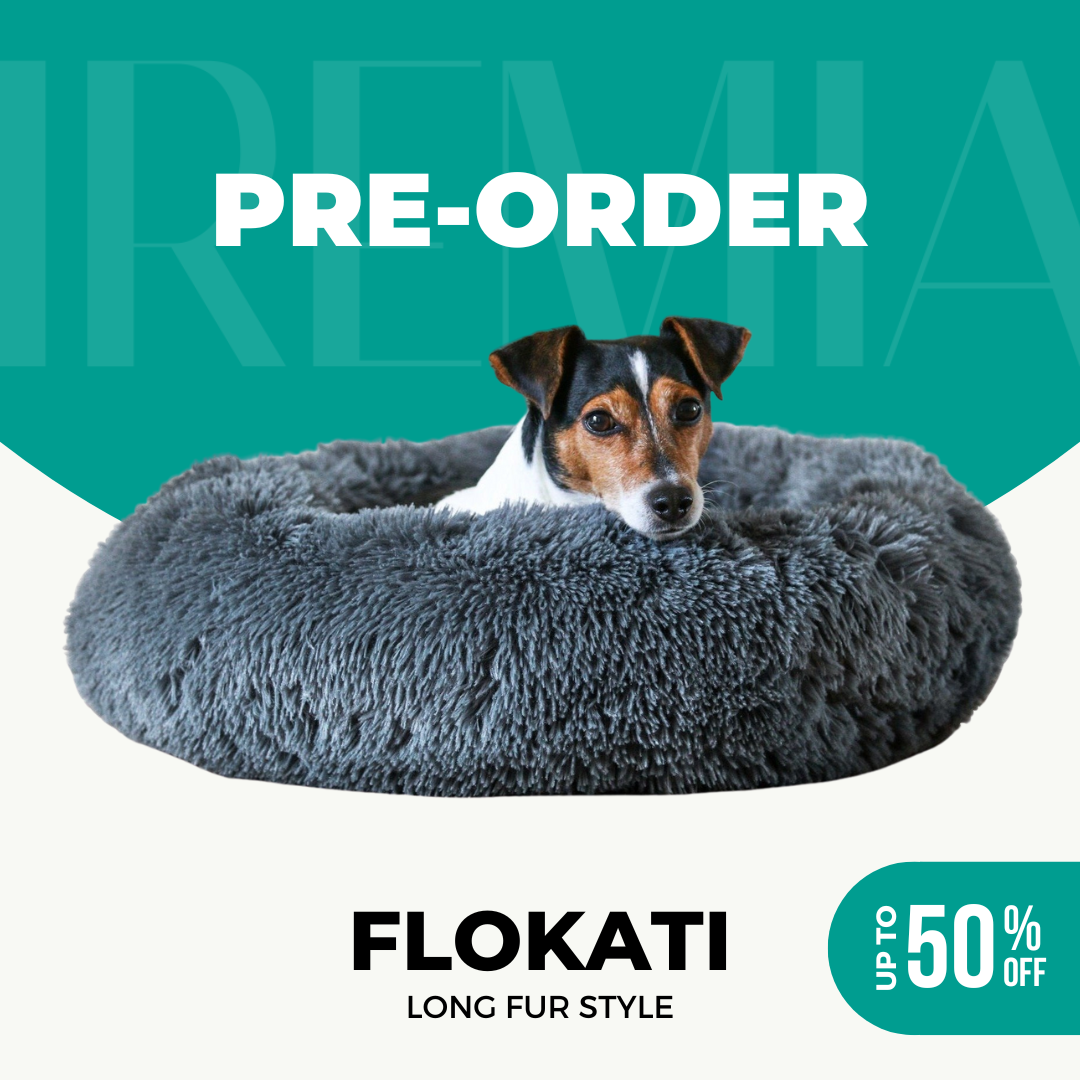 Long Fur Flokati IREMIA Dog Bed - South Africa’s No.1 ePet Store for premium pet products, online pet shopping, best pet store near me, dog beds, dog bed, plush dog bed, washable dog bed, fluffy dog bed, calming dog bed, takealot dog bed, iremia dog