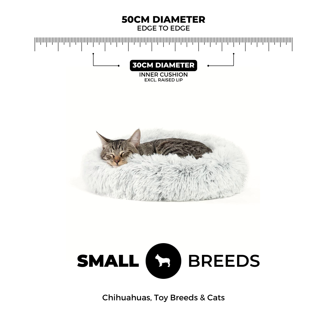 Long-Fur Fluffy Flokati Small 50cm IREMIA Dog Bed