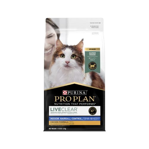 Purina PRO PLAN® Adult LIVECLEAR™ Allergen-Reducing Indoor Hairball Control Cat Food