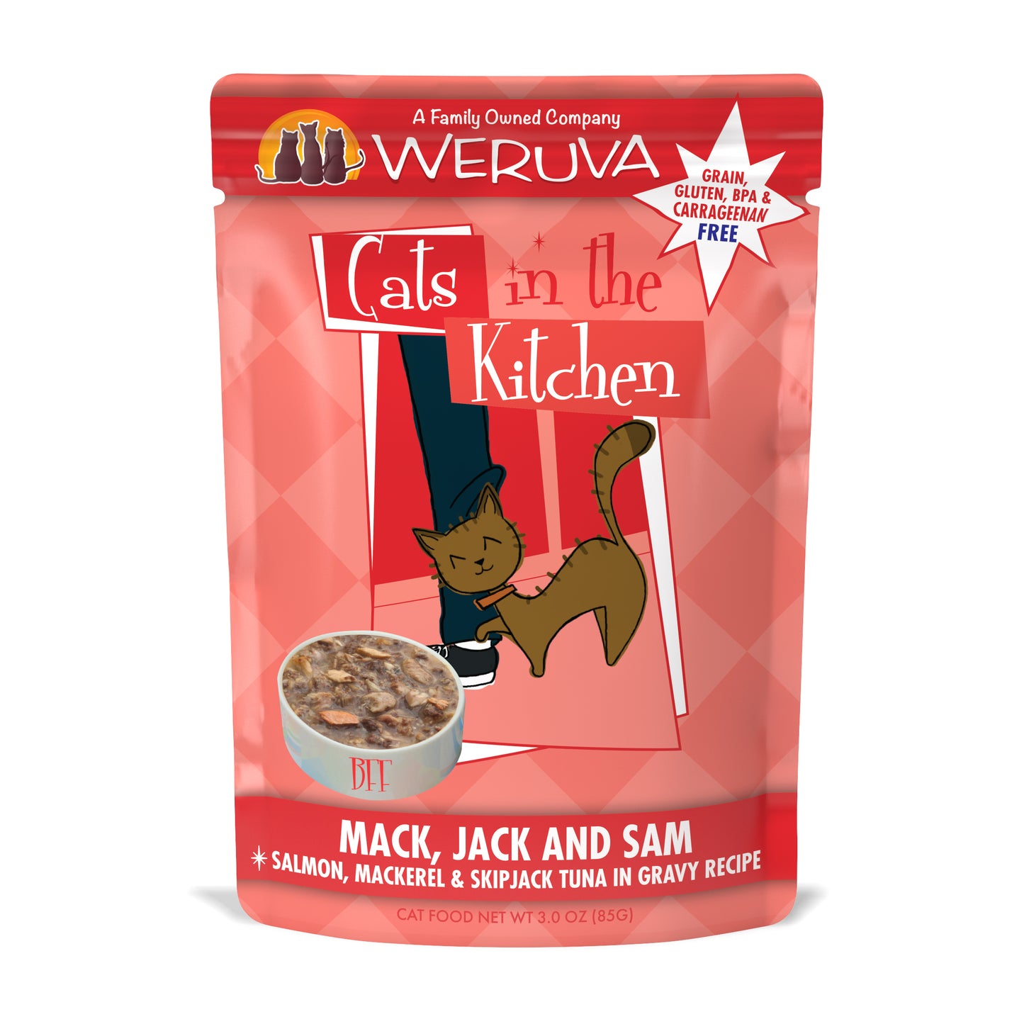 Weruva Mack, Jack And Sam - Wet Food Pouches For Cats