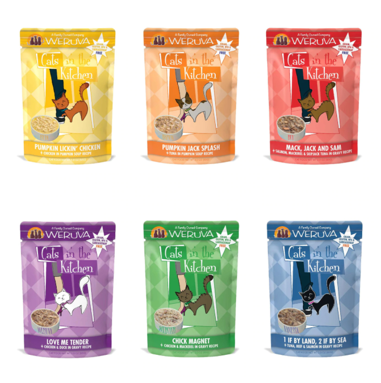 Weruva Pantry Party Variety Pack - 12 x Wet Food Pouches For Cats