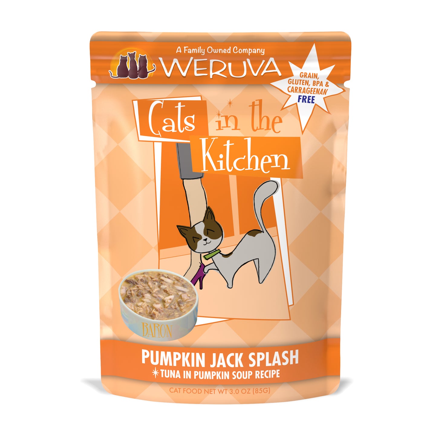 Weruva Pumpkin Jack Splash - Wet Food Pouches For Cats