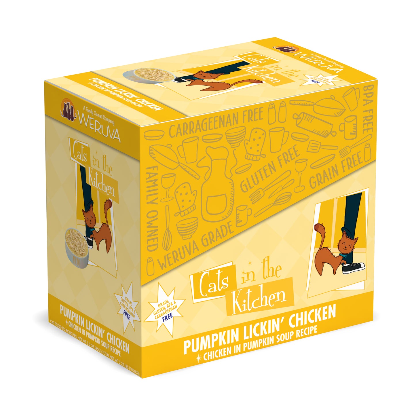 Weruva Pumpkin Lickin' Chicken - Wet Food Pouches For Cats