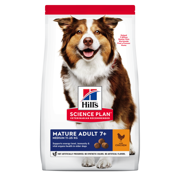 Hill's Science Plan Mature Adult - Medium Mature Adult 7+ Senior Dog Food With Chicken
