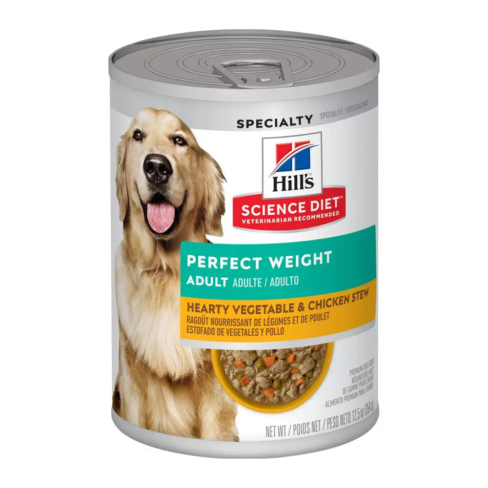 Hill's Science Plan Adult - Perfect Weight Adult Wet Dog Food - Chicken & Vegetables Flavour