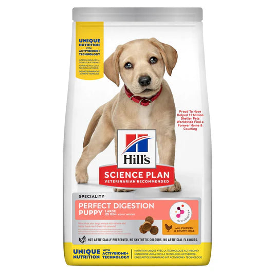 Hill's Science Plan Puppy - Perfect Digestion Large Puppy Dog Food With Chicken