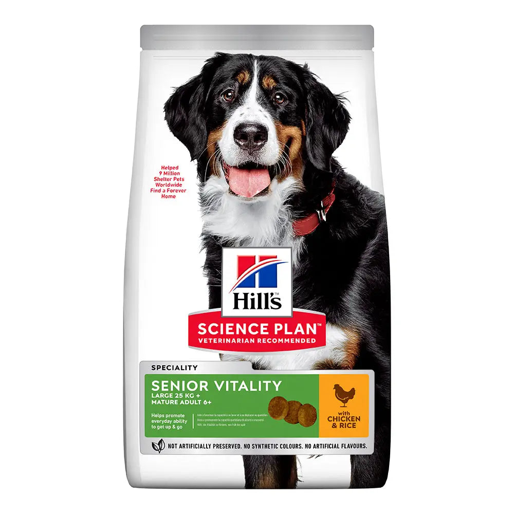 Hill's Science Plan Mature Adult - Vitality Large Mature Adult 6+ Senior Dog Food With Chicken