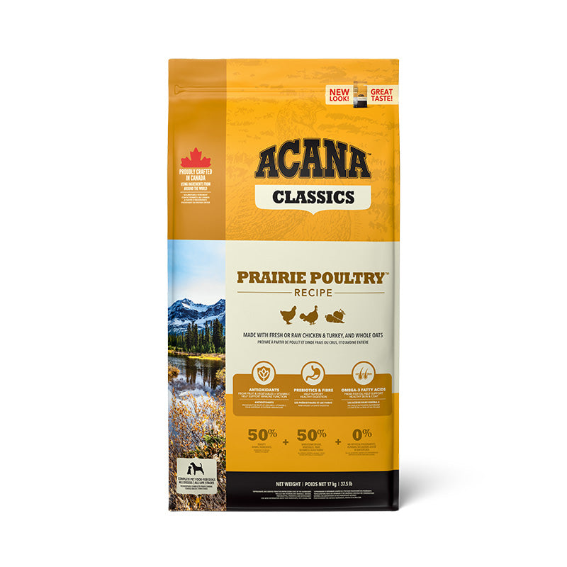 Acana Classics Dog Food - Prairie Poultry Dog