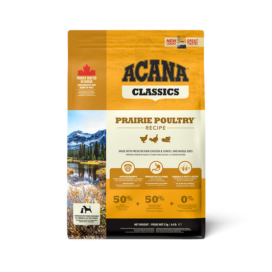 Acana Classics Dog Food - Prairie Poultry Dog