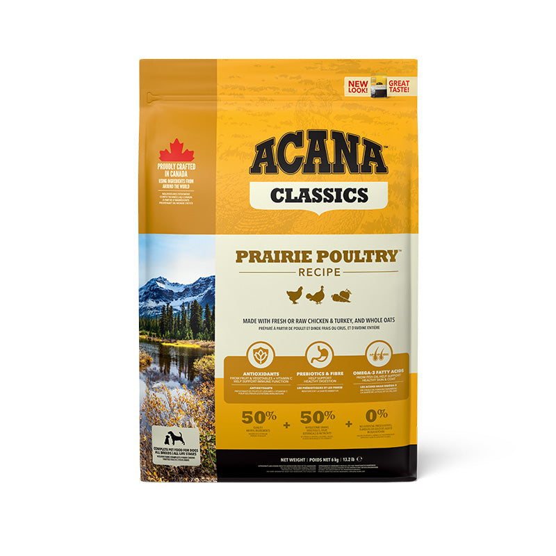 Acana Classics Dog Food - Prairie Poultry Dog