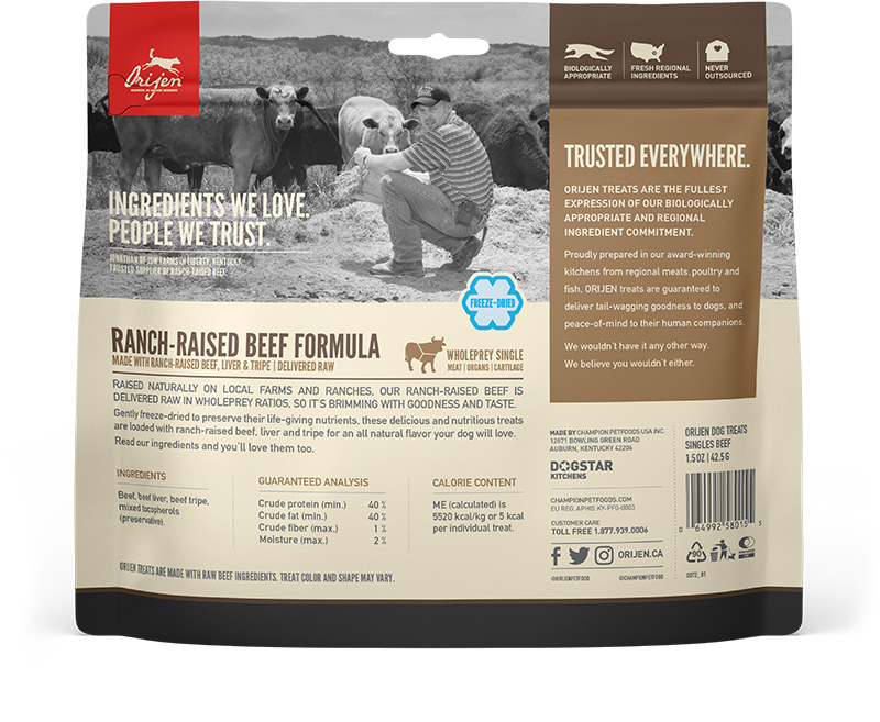 Orijen Freeze-Dried Dog Treats