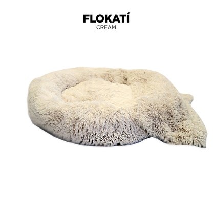 Cream Long Fur Fluffy Flokati Large 90cm IREMIA™ Dog Bed 4.0 with optional matching blanket Variation image From Pets Planet - South Africa’s No.1 ePet Store for premium pet products, online pet shopping, best pet store near me, for dog beds, dog bed, plush dog bed, washable dog bed, fluffy dog bed, calming dog bed, relaxing dog bed, takealot dog bed, dog bed takealot, anxiety dog bed, donut dog bed, iremia dog bed, pet bed from a pet store Olivedale, pet store Bryanston, Pet Store Johannesburg