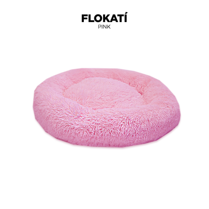 Pink Long Fur Fluffy Flokati Large 90cm IREMIA™ Dog Bed 4.0 Colour Variation image From Pets Planet - South Africa’s No.1 ePet Store for premium pet products, online pet shopping, best pet store near me, for dog beds, dog bed, plush dog bed, washable dog bed, fluffy dog bed, calming dog bed, relaxing dog bed, takealot dog bed, dog bed takealot, anxiety dog bed, donut dog bed, iremia dog bed, pet bed from a pet store Olivedale, pet store Bryanston, Pet Store Johannesburg