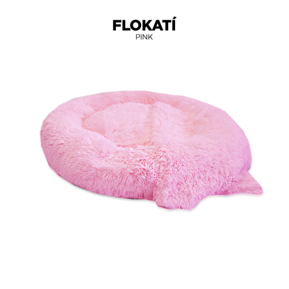 Pink Long Fur Fluffy Flokati Large 90cm IREMIA™ Dog Bed 4.0 with optional matching blanket Variation image From Pets Planet - South Africa’s No.1 ePet Store for premium pet products, online pet shopping, best pet store near me, for dog beds, dog bed, plush dog bed, washable dog bed, fluffy dog bed, calming dog bed, relaxing dog bed, takealot dog bed, dog bed takealot, anxiety dog bed, donut dog bed, iremia dog bed, pet bed from a pet store Olivedale, pet store Bryanston, Pet Store Johannesburg