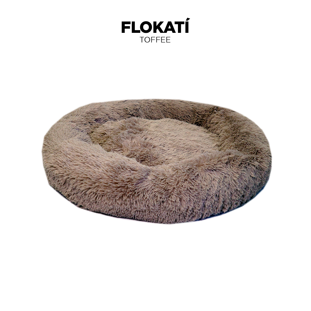 Toffee Long Fur Fluffy Flokati Large 90cm IREMIA™ Dog Bed 4.0 Colour Variation image From Pets Planet - South Africa’s No.1 ePet Store for premium pet products, online pet shopping, best pet store near me, for dog beds, dog bed, plush dog bed, washable dog bed, fluffy dog bed, calming dog bed, relaxing dog bed, takealot dog bed, dog bed takealot, anxiety dog bed, donut dog bed, iremia dog bed, pet bed from a pet store Olivedale, pet store Bryanston, Pet Store Johannesburg