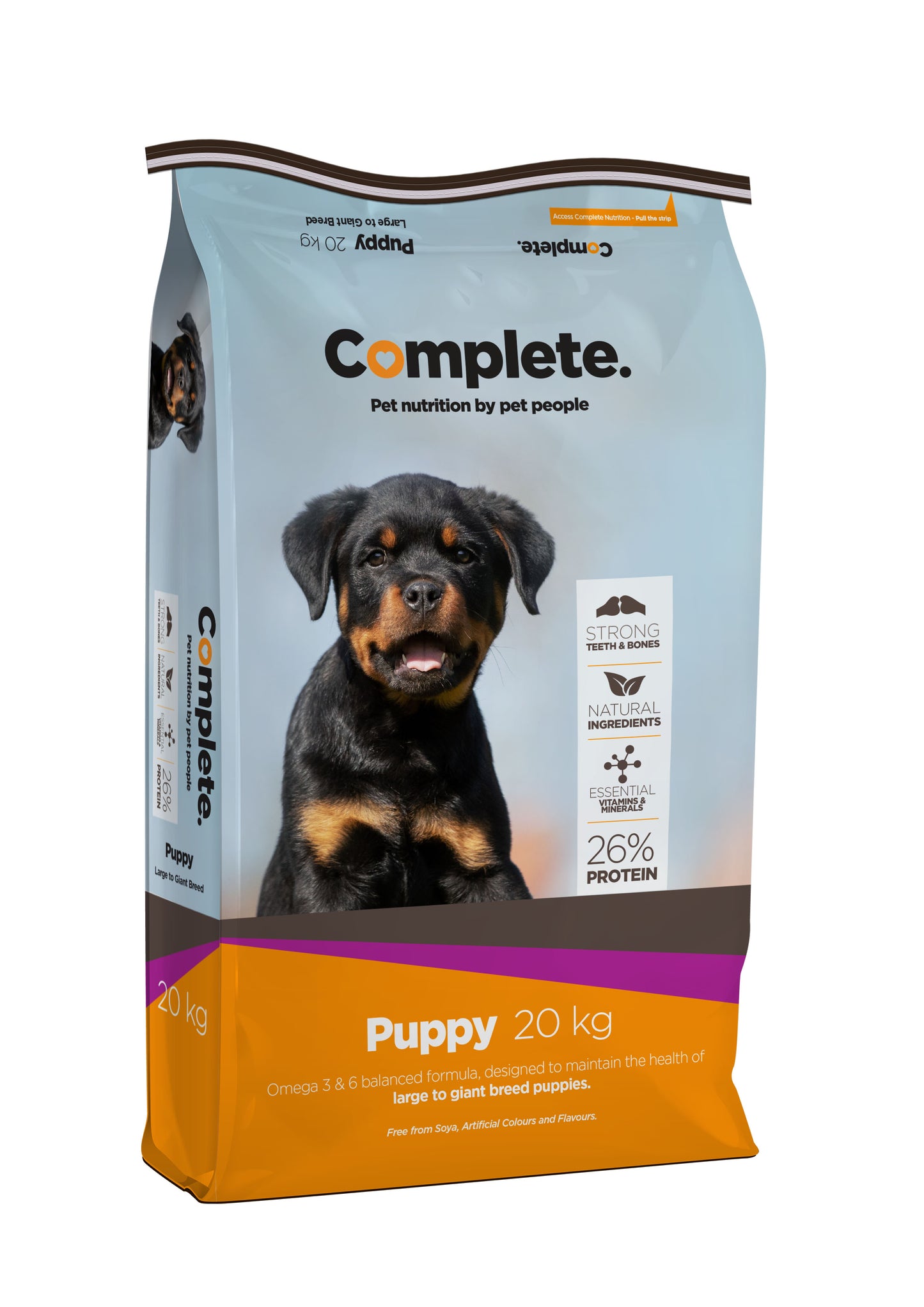 Puppy 20kg Complete Pet Food For Large to Giant breed puppies from Pets Planet - South Africa’s Best Online Pet Store for premium pet products, best pet store near me, Dog food, puppy food, dog food for puppies, pet food, dog wet food, dog bed, dog beds, washable dog bed, takealot dog bed, Complete Pet Nutrition, Complete pet nutrition dog food, hills dog food, optimizor dog food, royal canin dog food, jock dog food, bobtail dog food, canine cuisine, acana dog food, best dog food