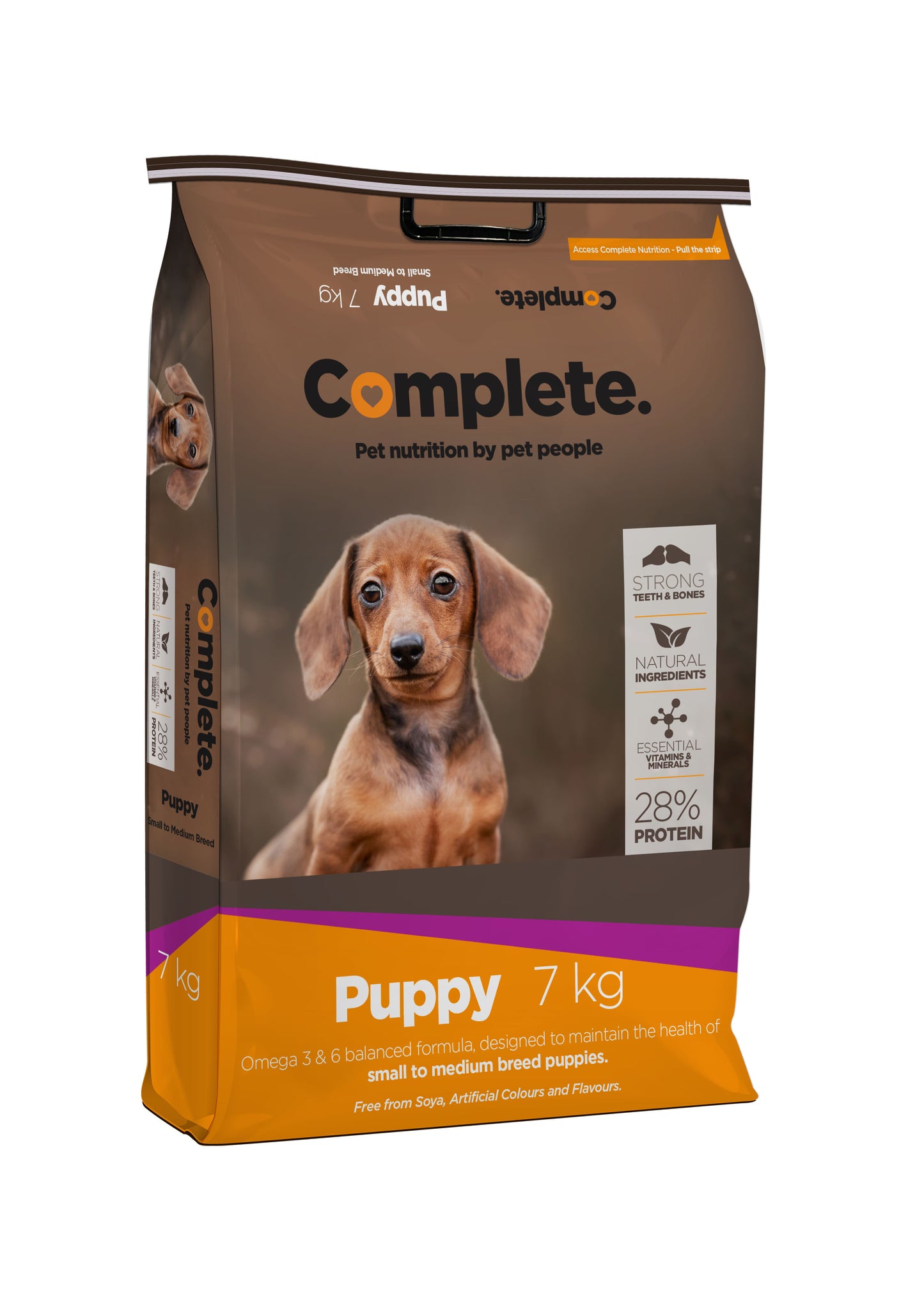 Puppy 7kg Complete Pet Food For Small to Medium breed puppies from Pets Planet - South Africa’s Best Online Pet Store for premium pet products, best pet store near me, Dog food, puppy food, dog food for puppies, pet food, dog wet food, dog bed, dog beds, washable dog bed, takealot dog bed, Complete Pet Nutrition, Complete pet nutrition dog food, hills dog food, optimizor dog food, royal canin dog food, jock dog food, bobtail dog food, canine cuisine, acana dog food, best dog food