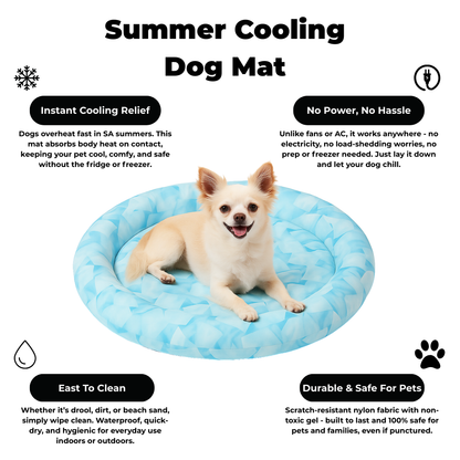 Summer Cooling Dog Bed (70cm)