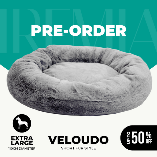 Extra Large 110cm Short Fur Velvet Veloudo IREMIA Dog Bed 4.0 Pets Planet South Africa s No.1 ePet Store for premium pet products online pet shopping for the best pet store near