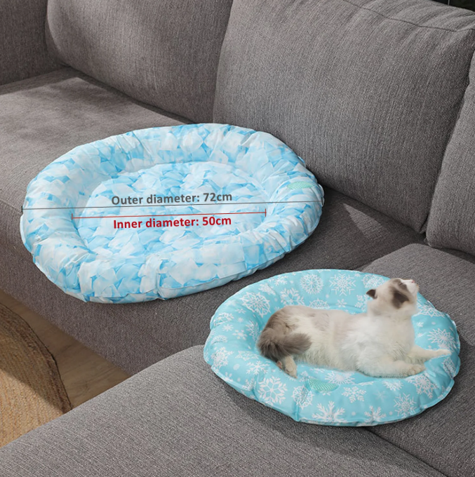 Summer Cooling Dog Bed (70cm)