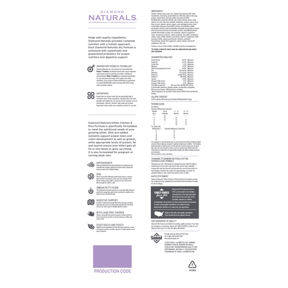 Diamond Naturals Kitten Food - Chicken & Rice