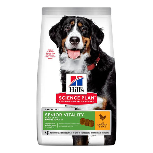 Hill's Science Plan Mature Adult - Vitality Large Mature Adult 6+ Senior Dog Food With Chicken