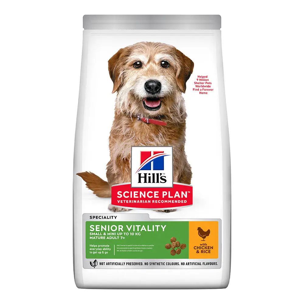 Hill's Science Plan Mature Adult - Vitality Small & Mini Mature Adult 7+ Senior Dog Food With Chicken