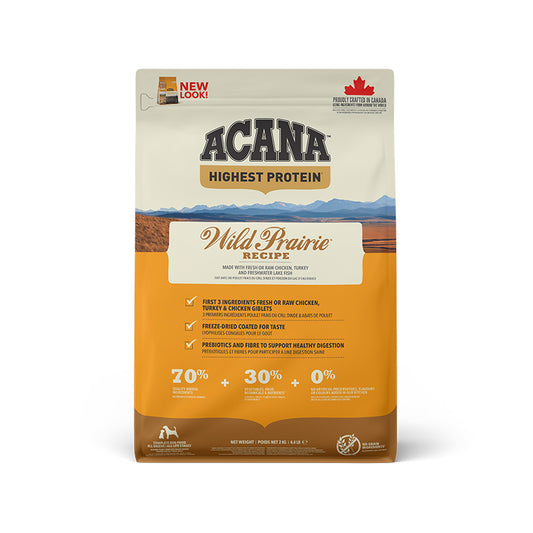 Acana Highest Protein Dog Food - Wild Prairie Dog Recipe