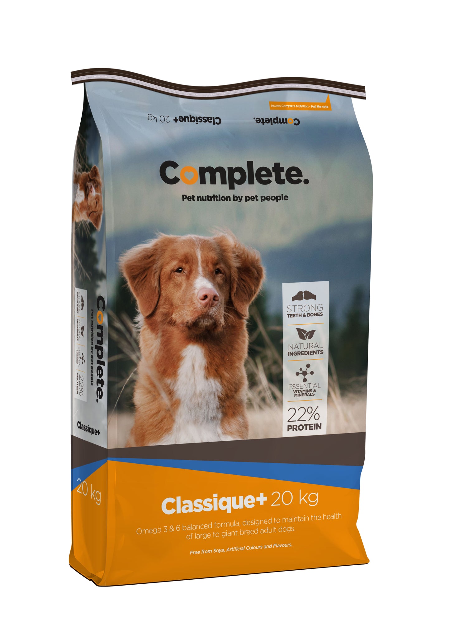 Classique+ 20kg Complete Pet Food For Large & Giant breed adult dogs from Pets Planet - South Africa’s No.1 Online Pet Store for premium pet products, best pet store near me, Dog food, pet food, dog wet food, dog bed, dog beds, washable dog bed, takealot dog bed, plush dog bed, Complete Pet Nutrition, Complete pet nutrition dog food, hills dog food, optimizor dog food, royal canin dog food, jock dog food, bobtail dog food, canine cuisine, acana dog food, best dog food, dog food near me, best dog food brands