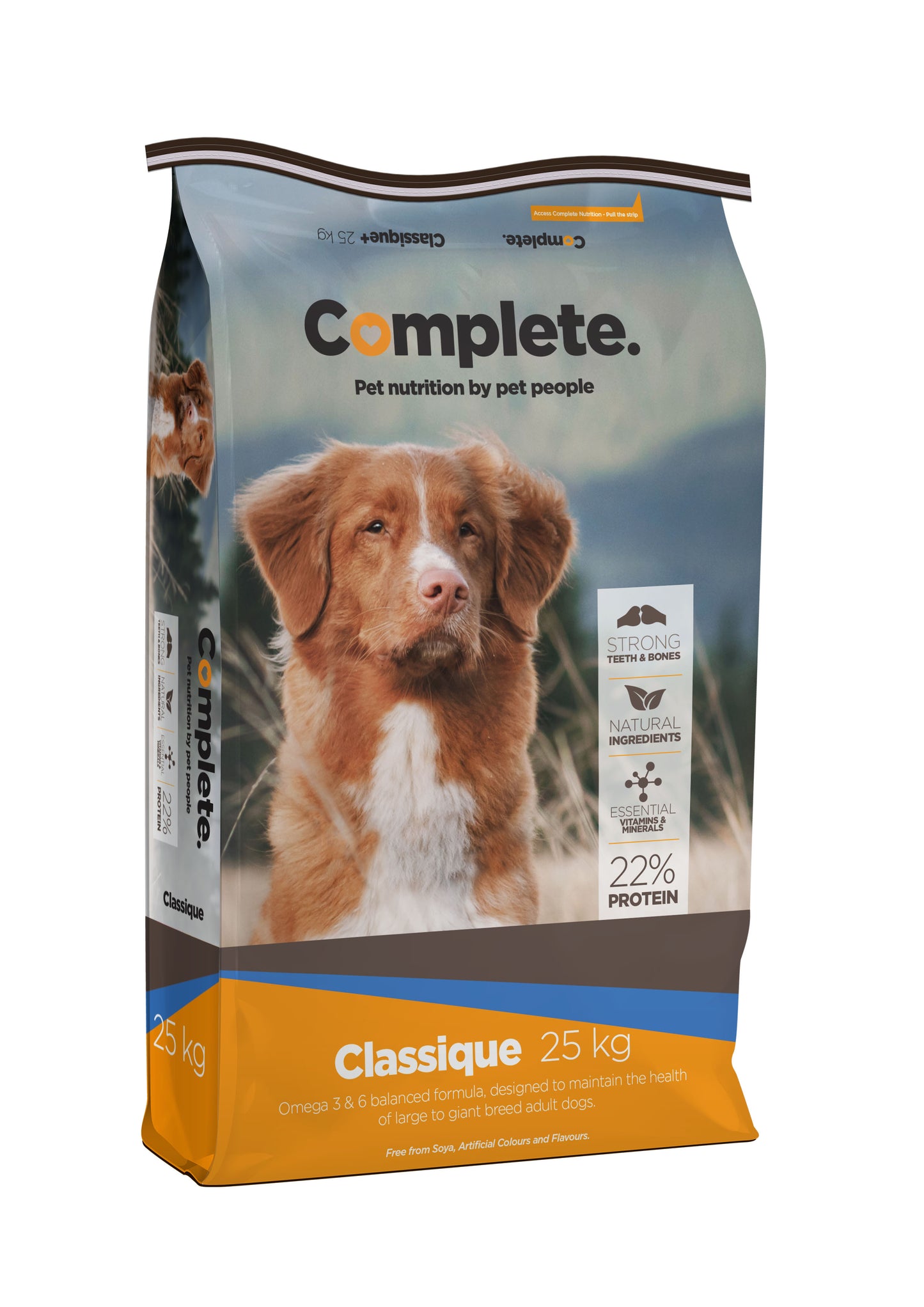 Classique+ 25kg Complete Pet Food For Large & Giant breed adult dogs from Pets Planet - South Africa’s No.1 Online Pet Store for premium pet products, best pet store near me, Dog food, pet food, dog wet food, dog bed, dog beds, washable dog bed, takealot dog bed, plush dog bed, Complete Pet Nutrition, Complete pet nutrition dog food, hills dog food, optimizor dog food, royal canin dog food, jock dog food, bobtail dog food, canine cuisine, acana dog food, best dog food, dog food near me, best dog food brands