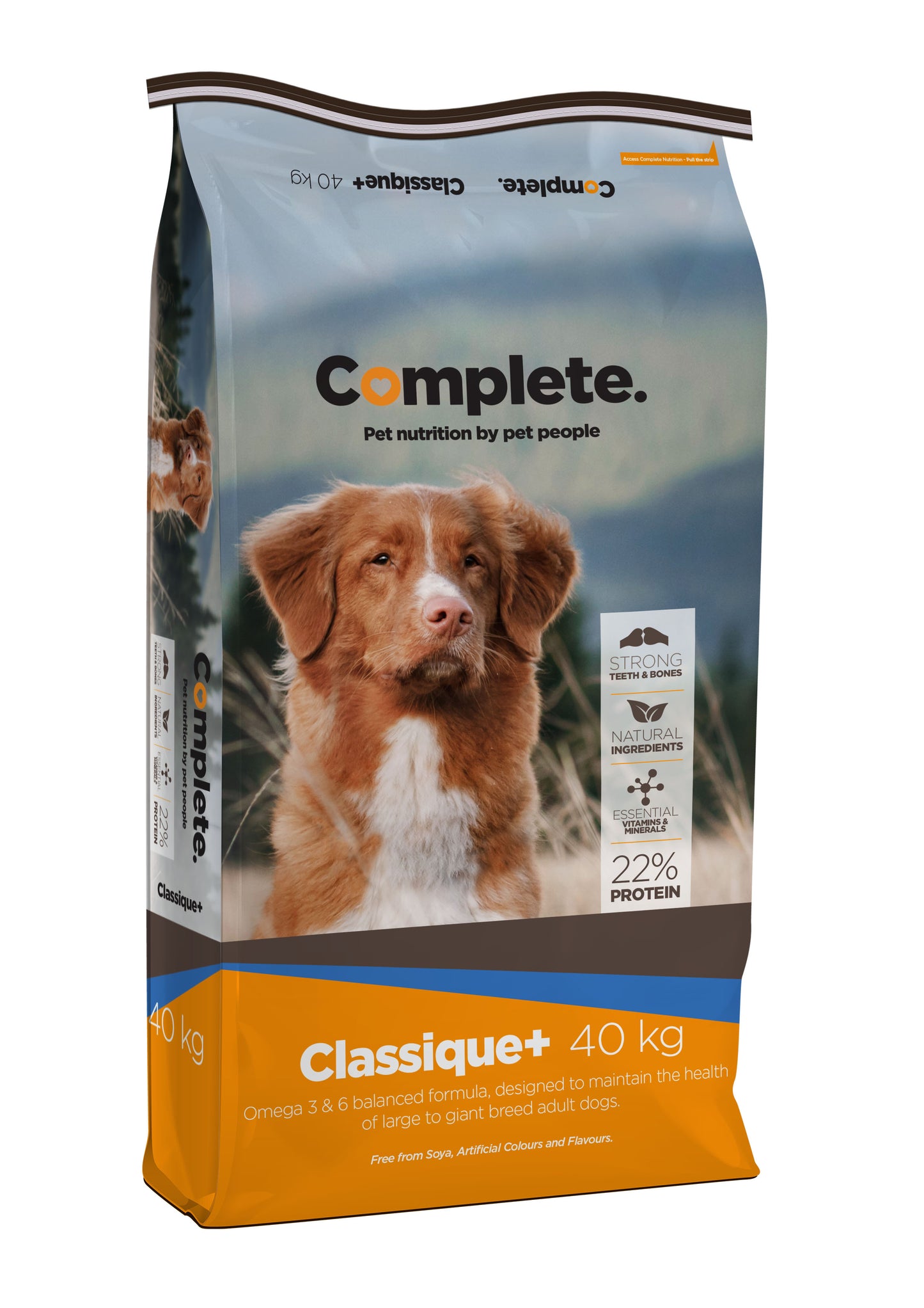 Classique+ 40kg Complete Pet Food For Large & Giant breed adult dogs from Pets Planet - South Africa’s No.1 Online Pet Store for premium pet products, best pet store near me, Dog food, pet food, dog wet food, dog bed, dog beds, washable dog bed, takealot dog bed, plush dog bed, Complete Pet Nutrition, Complete pet nutrition dog food, hills dog food, optimizor dog food, royal canin dog food, jock dog food, bobtail dog food, canine cuisine, acana dog food, best dog food, dog food near me, best dog food brands