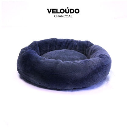 Charcoal Short-Fur Velvet-Veloúdo Extra Large 110cm IREMIA™ Dog Bed 4.0 variation product image From Pets Planet - South Africa’s No.1 ePet Store for premium pet products, online pet shopping, best pet store near me, for dog beds, dog bed, plush dog bed, washable dog bed, fluffy dog bed, calming dog bed, relaxing dog bed, takealot dog bed, dog bed takealot, anxiety dog bed, donut dog bed, iremia dog bed, pet bed from a pet store Olivedale, pet store Bryanston, Pet Store Johannesburg