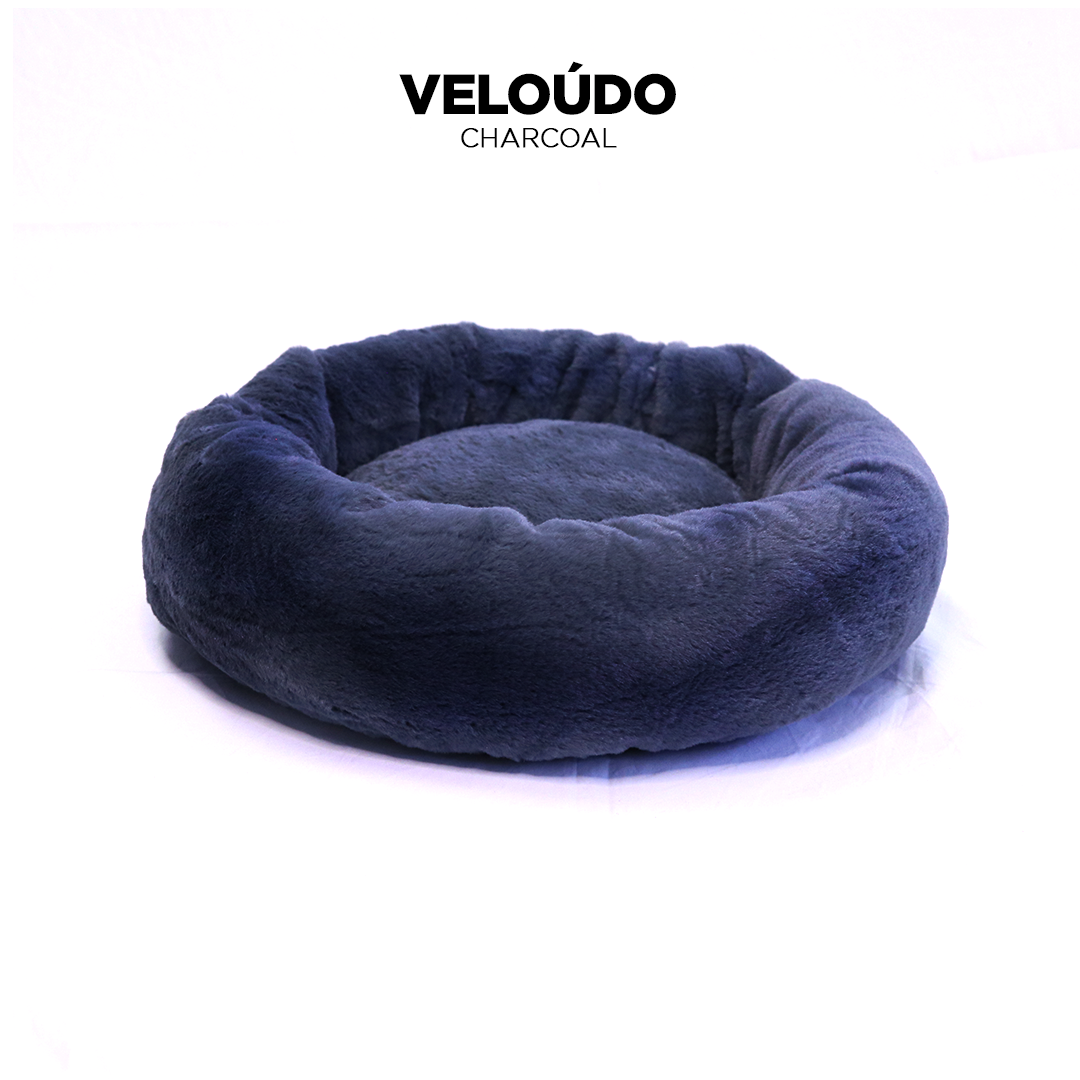 Charcoal Short-Fur Velvet-Veloúdo Medium 70cm IREMIA™ Dog Bed 4.0 variation product image From Pets Planet - South Africa’s No.1 ePet Store for premium pet products, online pet shopping, best pet store near me, for dog beds, dog bed, plush dog bed, washable dog bed, fluffy dog bed, calming dog bed, relaxing dog bed, takealot dog bed, dog bed takealot, anxiety dog bed, donut dog bed, iremia dog bed, pet bed from a pet store Olivedale, pet store Bryanston, Pet Store Johannesburg