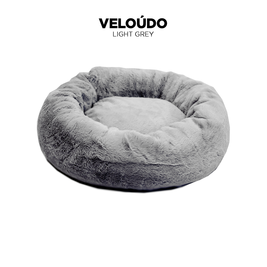 Light-grey Short-Fur Velvet-Veloúdo Medium 70cm IREMIA™ Dog Bed 4.0 variation product image From Pets Planet - South Africa’s No.1 ePet Store for premium pet products, online pet shopping, best pet store near me, for dog beds, dog bed, plush dog bed, washable dog bed, fluffy dog bed, calming dog bed, relaxing dog bed, takealot dog bed, dog bed takealot, anxiety dog bed, donut dog bed, iremia dog bed, pet bed from a pet store Olivedale, pet store Bryanston, Pet Store Johannesburg