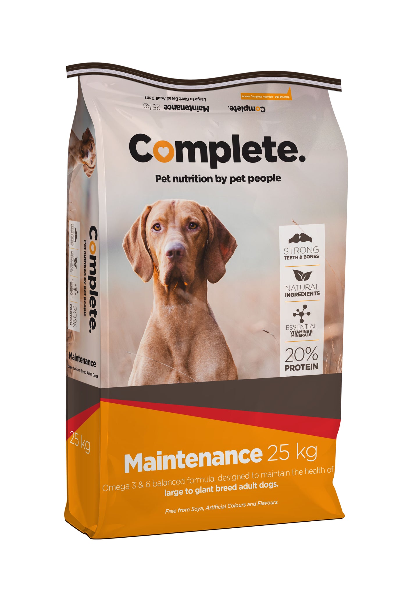 Maintenance 25kg Complete Pet Food For Large & Giant breed adult dogs from Pets Planet - South Africa’s No1 Online Pet Store for premium pet products, best pet store near me, Dog food, pet food, dog wet food, dog bed, dog beds, washable dog bed, takealot dog bed, plush dog bed, Complete Pet Nutrition, Complete pet nutrition dog food, hills dog food, optimizor dog food, royal canin dog food, jock dog food, bobtail dog food, canine cuisine, acana dog food, best dog food, dog food near me, best dog food brands