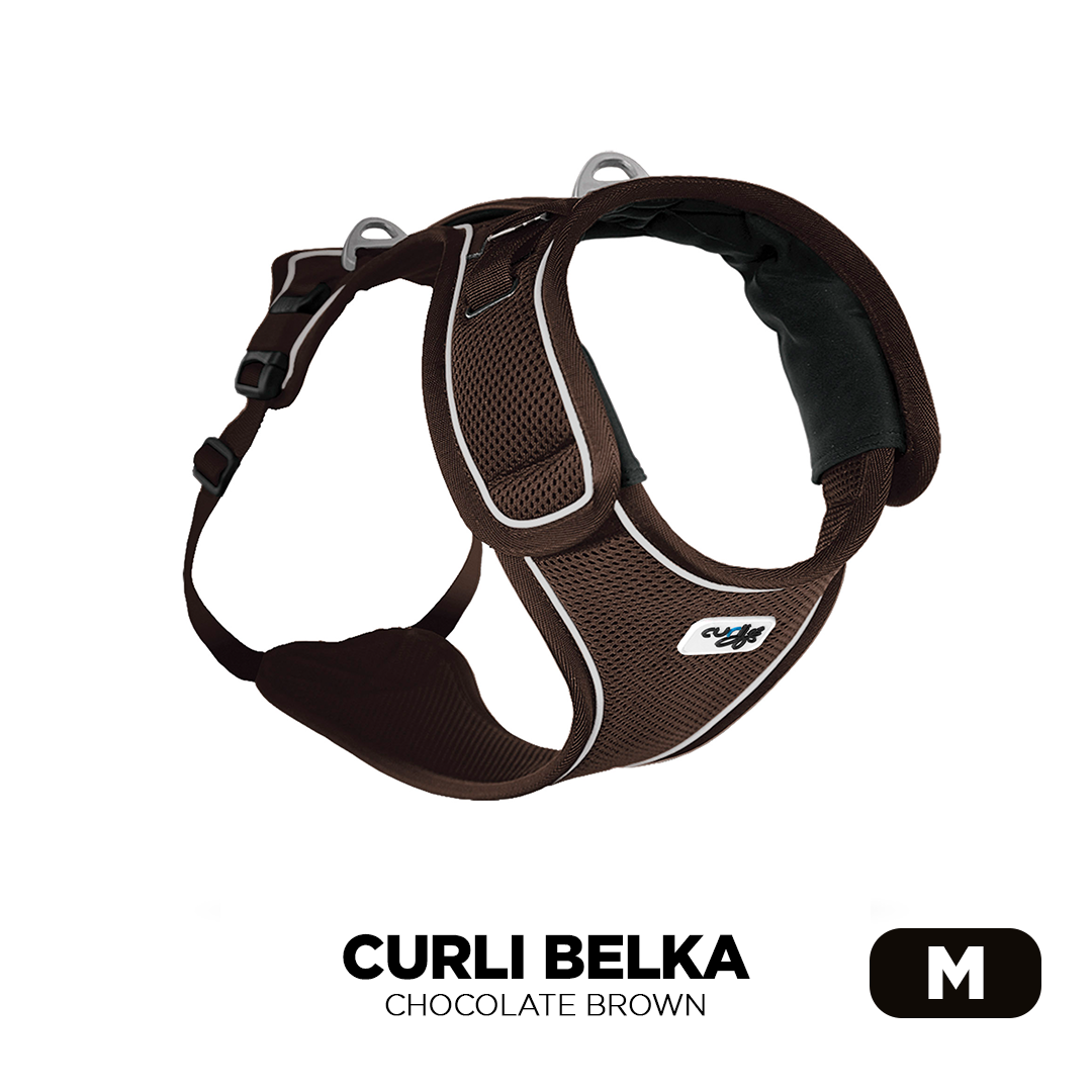 Medium Chocolate Brown Curli Belka Air Mesh Dog Harness for larger dog breeds image from Pets Planet - South Africa’s No.1 ePet Store for premium pet products, online pet shopping, best pet store near me, dog harness, dog harnesses, Curli Dog Harness, Curli Dog Harnesses, dog bed, dog beds, dog beds on sale, washable dog bed, takealot dog bed, dog bed Takealot, plush dog bed, calming dog bed, pet bed, iremia dog bed, pet store Olivedale, pet store Bryanston, Pet Store Johannesburg