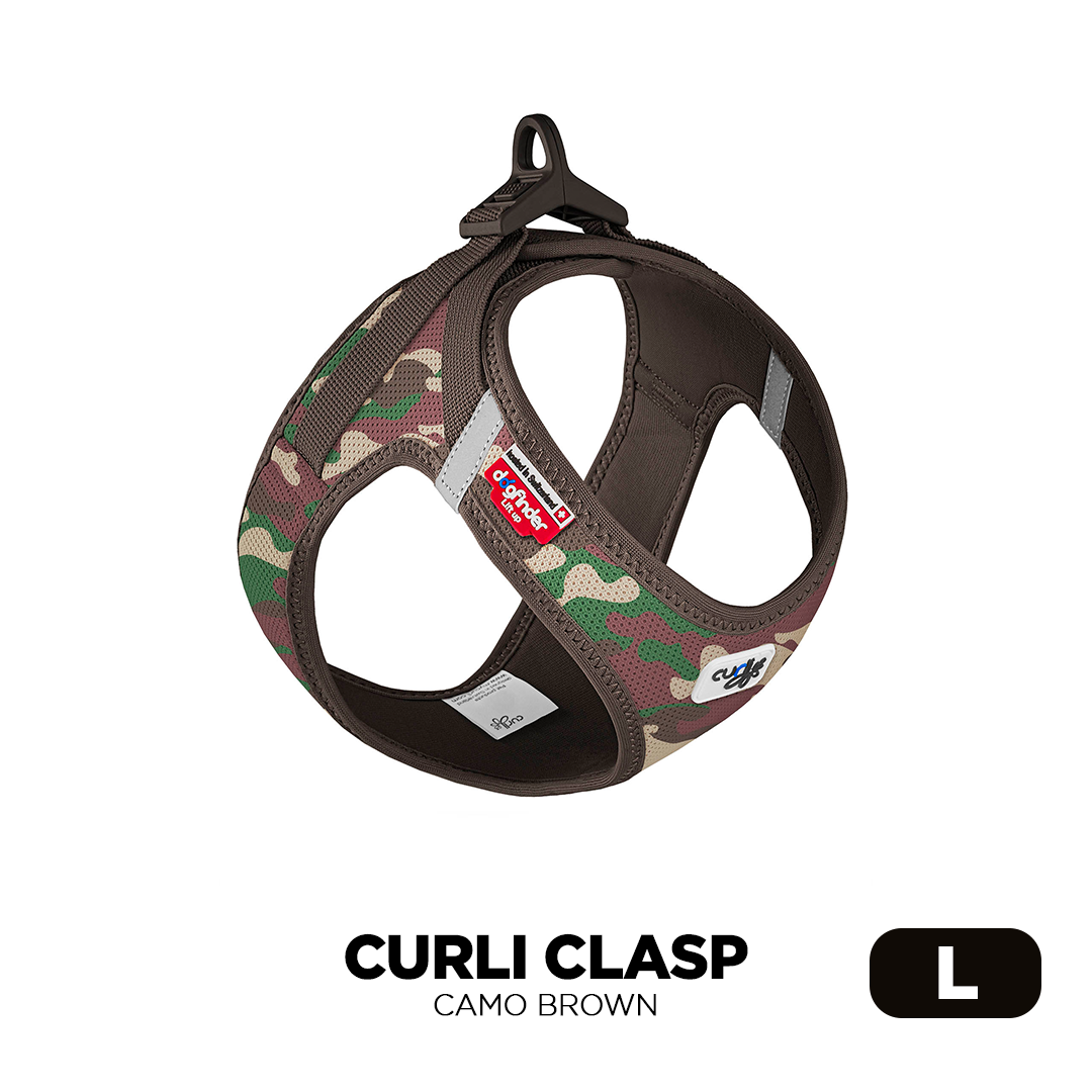 (L) Large Camo Brown Curli Clasp Air Mesh Dog Harness for smaller dog breeds image from Pets Planet - South Africa’s No.1 ePet Store for premium pet products, online pet shopping, best pet store near me, dog harness, dog harnesses, Curli Dog Harness, Curli Clasp, Curli Dog Harnesses, dog bed, dog beds, dog beds on sale, washable dog bed, takealot dog bed, dog bed takealot, plush dog bed, calming dog bed, pet bed, iremia dog bed, pet store Olivedale, pet store Bryanston, Pet Store Johannesburg
