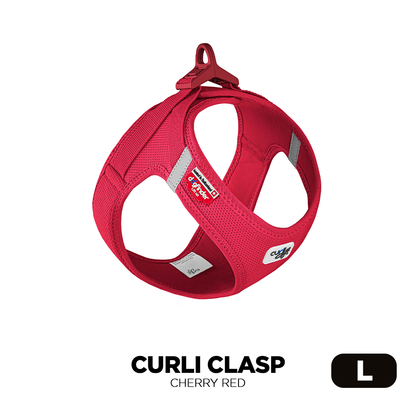 (L) Large Cherry Red Curli Clasp Air Mesh Dog Harness for smaller dog breeds image from Pets Planet - South Africa’s No.1 ePet Store for premium pet products, online pet shopping, best pet store near me, dog harness, dog harnesses, Curli Dog Harness, Curli Clasp, Curli Dog Harnesses, dog bed, dog beds, dog beds on sale, washable dog bed, takealot dog bed, dog bed takealot, plush dog bed, calming dog bed, pet bed, iremia dog bed, pet store Olivedale, pet store Bryanston, Pet Store Johannesburg