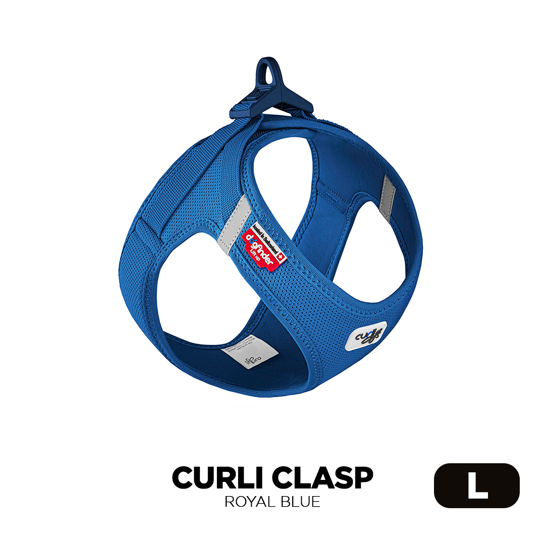 (L) Large Royal Blue Curli Clasp Air Mesh Dog Harness for smaller dog breeds image from Pets Planet - South Africa’s No.1 ePet Store for premium pet products, online pet shopping, best pet store near me, dog harness, dog harnesses, Curli Dog Harness, Curli Clasp, Curli Dog Harnesses, dog bed, dog beds, dog beds on sale, washable dog bed, takealot dog bed, dog bed takealot, plush dog bed, calming dog bed, pet bed, iremia dog bed, pet store Olivedale, pet store Bryanston, Pet Store Johannesburg