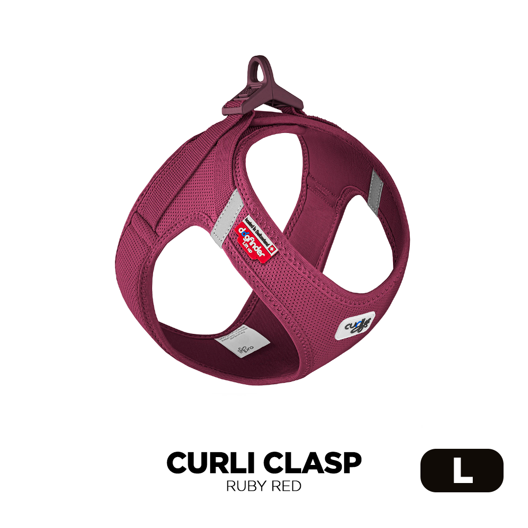 (L) Large Ruby Red Curli Clasp Air Mesh Dog Harness for smaller dog breeds image from Pets Planet - South Africa’s No.1 ePet Store for premium pet products, online pet shopping, best pet store near me, dog harness, dog harnesses, Curli Dog Harness, Curli Clasp, Curli Dog Harnesses, dog bed, dog beds, dog beds on sale, washable dog bed, takealot dog bed, dog bed takealot, plush dog bed, calming dog bed, pet bed, iremia dog bed, pet store Olivedale, pet store Bryanston, Pet Store Johannesburg