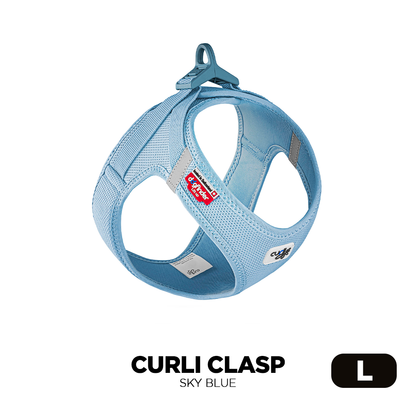 (L) Large Sky Blue Curli Clasp Air Mesh Dog Harness for smaller dog breeds image from Pets Planet - South Africa’s No.1 ePet Store for premium pet products, online pet shopping, best pet store near me, dog harness, dog harnesses, Curli Dog Harness, Curli Clasp, Curli Dog Harnesses, dog bed, dog beds, dog beds on sale, washable dog bed, takealot dog bed, dog bed takealot, plush dog bed, calming dog bed, pet bed, iremia dog bed, pet store Olivedale, pet store Bryanston, Pet Store Johannesburg