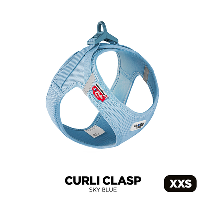(XXS) Extra Extra Small Sky Blue Curli Clasp Air Mesh Dog Harness for smaller dog breeds image from Pets Planet - South Africa’s No.1 ePet Store for premium pet products, online pet shopping, best pet store near me, dog harness, dog harnesses, Curli Dog Harness, Curli Clasp, Curli Dog Harnesses, dog bed, dog beds, dog beds on sale, washable dog bed, takealot dog bed, plush dog bed, calming dog bed, pet bed, iremia dog bed, pet store Olivedale, pet store Bryanston, Pet Store Johannesburg