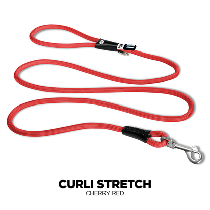 Cherry Red Curli Stretch Comfort Dog Leash colour image from Pets Planet - South Africa’s No.1 ePet Store for premium pet products, online pet shopping, best pet store near me, for dog leashes, dog collars, dog leash, dog collar, dog harness, dog harnesses, slow feeders, pet slow feeders, dog slow feeders, dog bowl, dog bed, dog beds, dog beds on sale, washable dog bed, takealot dog bed, plush dog bed, pet bed, iremia dog bed from a pet store Olivedale, pet store Bryanston, Pet Store Johannesburg