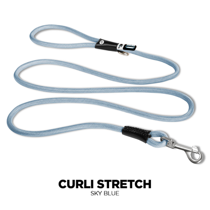 Sky Blue Curli Stretch Comfort Dog Leash colour image from Pets Planet - South Africa’s No.1 ePet Store for premium pet products, online pet shopping, best pet store near me, for dog leashes, dog collars, dog leash, dog collar, dog harness, dog harnesses, slow feeders, pet slow feeders, dog slow feeders, dog bowl, dog bed, dog beds, dog beds on sale, washable dog bed, takealot dog bed, plush dog bed, pet bed, iremia dog bed from a pet store Olivedale, pet store Bryanston, Pet Store Johannesburg