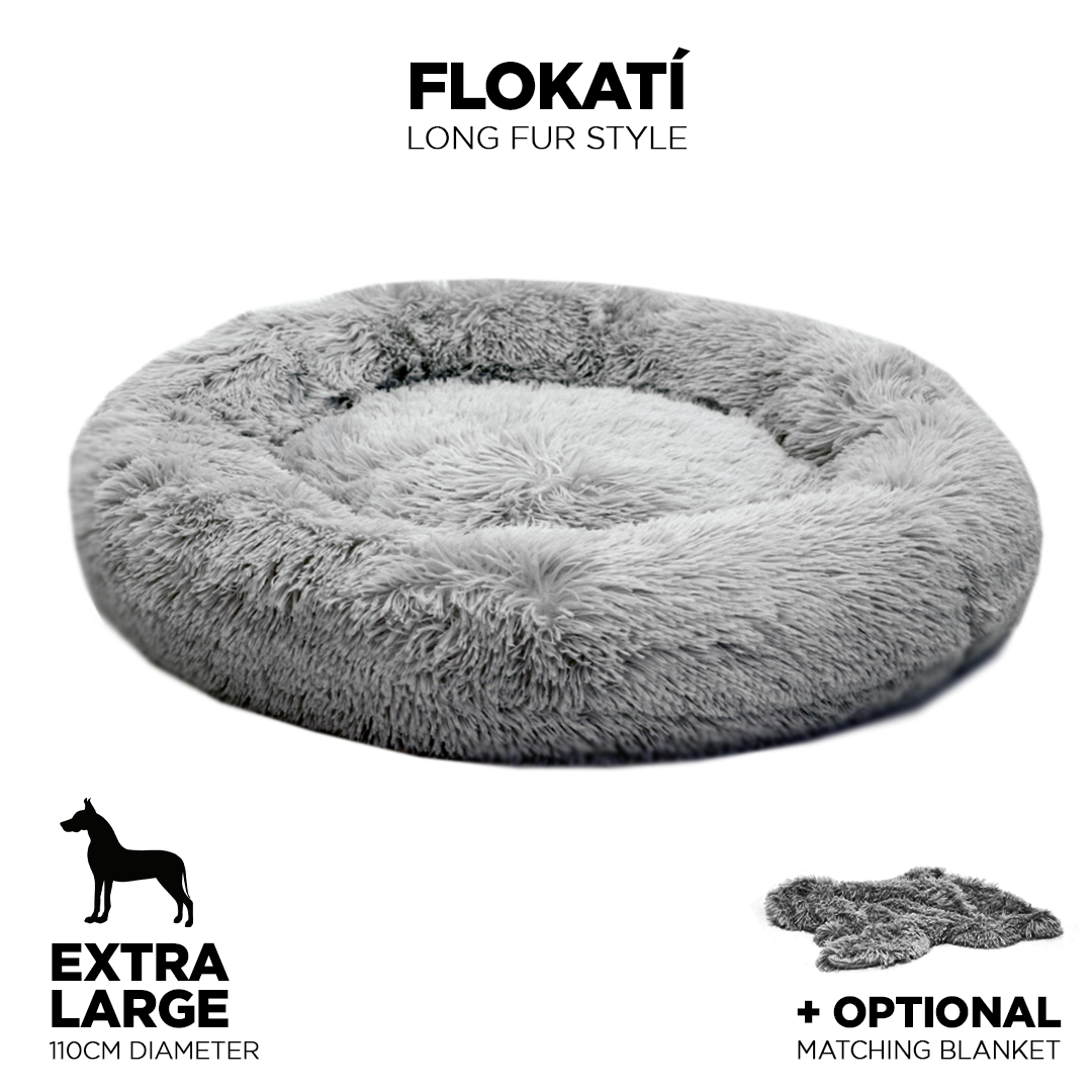 Long Fur Fluffy Flokati Extra-Large 110cm IREMIA™ Dog Bed 4.0 main product image From Pets Planet - South Africa’s No.1 ePet Store for premium pet products, online pet shopping, best pet store near me, for dog beds, dog bed, plush dog bed, washable dog bed, fluffy dog bed, calming dog bed, relaxing dog bed, takealot dog bed, dog bed takealot, anxiety dog bed, donut dog bed, iremia dog bed, pet bed from a pet store Olivedale, pet store Bryanston, Pet Store Johannesburg