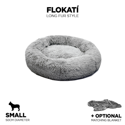 Long Fur Fluffy Flokati Small 50cm IREMIA™ Dog Bed 4.0 main product image From Pets Planet - South Africa’s No.1 ePet Store for premium pet products, online pet shopping, best pet store near me, for dog beds, dog bed, plush dog bed, washable dog bed, fluffy dog bed, calming dog bed, relaxing dog bed, takealot dog bed, dog bed takealot, anxiety dog bed, donut dog bed, iremia dog bed, pet bed from a pet store Olivedale, pet store Bryanston, Pet Store Johannesburg